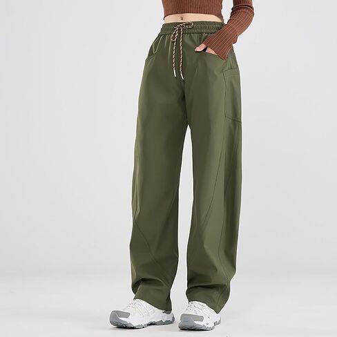 bmkBWO Womens Plus Size Hiking Pants Quick Dry Lightweight Y2K Cargo Pants Baggy Trousers with Pockets in Saudi Arabia