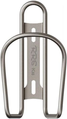 RRSkit Titanium Alloy Water Bottle Cage Anti-Rust Holder Bike Kettle Rack Lightweight Cycling Bottle Bracket Bicycle Accessory in Saudi Arabia