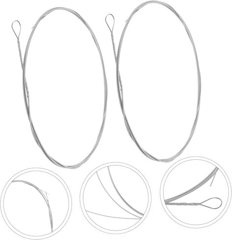 ibasenice 2Pcs String Dulcimer Strings Replacement Steel Wire for Instrument Accessories Easy to Use Dulcimer Parts for Enhanced Sound and Resonance for Music Enthusiasts in Saudi Arabia