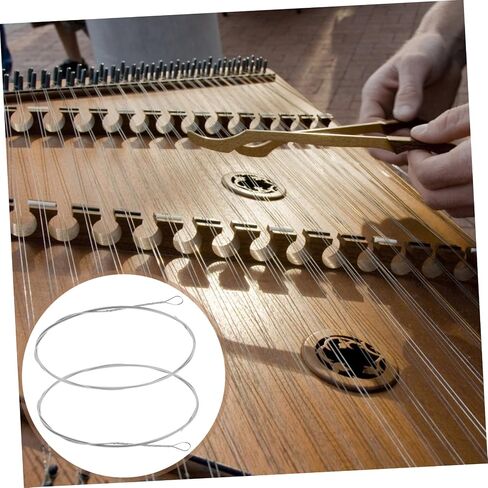 ibasenice 2Pcs String Dulcimer Strings Replacement Steel Wire for Instrument Accessories Easy to Use Dulcimer Parts for Enhanced Sound and Resonance for Music Enthusiasts in Saudi Arabia