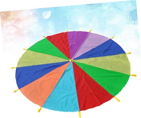 Play Rainbow Parachute for Outdoor and Indoor Activities Meters Diameter Color Options for Cooperative Games Birthday Parties and Group Exercise in Saudi Arabia