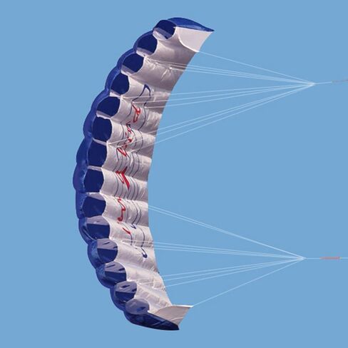 Surfing 1.4m Surfing Boarding Sports Parafoil Parachute with 30 Meters Flying Lines in Saudi Arabia