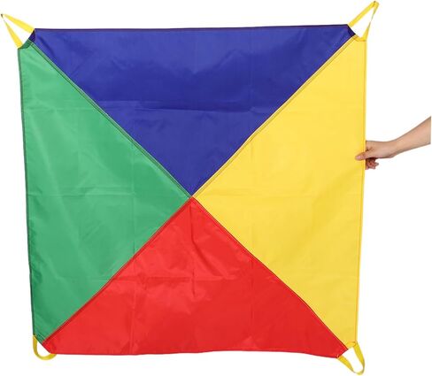 ibasenice Rainbow Parachute for Boy Girl Engaging Outdoor Game Prop for Toddlers Promoting Cooperation and Creativity Kindergarten Activities Vibrant Design in Saudi Arabia