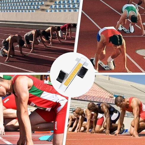 Multifunction Starting Block, 6 Angle Adjustable Sprinter Starting Block, Sports Starting Block for Racing, Track & Field Aluminum Alloy Sprinter Starting Block, for Plastic/Cinder Runway in Saudi Arabia