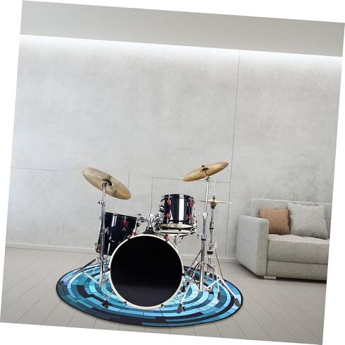 LIFKOME Professional Drum Carpet Thick Non-Slip Soundproof Rug for Electronic and Jazz Drums Diameter for Home Studio and Performance Settings in Saudi Arabia