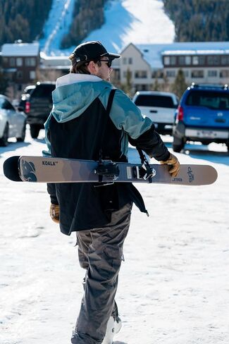 Pondoz Protective Ski Sleeves with Detachable Carry Strap, Ski Tip and Tail Guards for Transport, Storage, Ski Travel Protection in Saudi Arabia