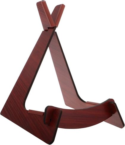 Zerodeko Detachable Wooden Violin Stand Portable Acoustic Instrument Holder for Ukulele Mandolin and Bass Floor Stand Non-Slip Design for Musicians and Performances in Saudi Arabia