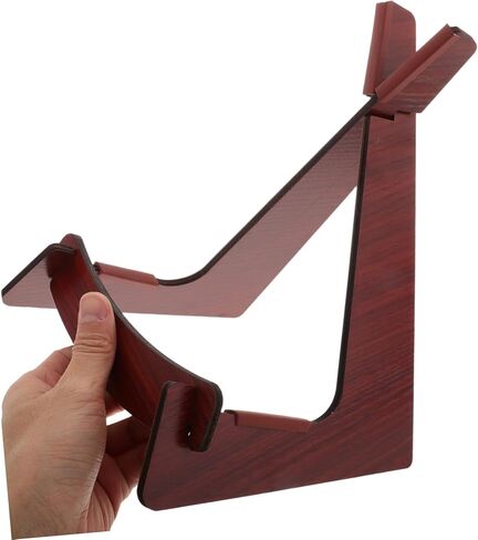 Zerodeko Detachable Wooden Violin Stand Portable Acoustic Instrument Holder for Ukulele Mandolin and Bass Floor Stand Non-Slip Design for Musicians and Performances in Saudi Arabia