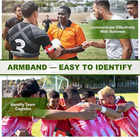 PATIKIL Soccer Captain Armband, Captain Arm Bands for Soccer Elastic Captain C Arm Bands Sports Captain Armbands for Youth Adult Football Team Training in Saudi Arabia