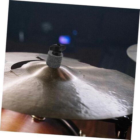 2 Sets Plastic Drum Cymbal Sleeves with Felt Pads Compatible Replacement Accessories for Drum Kits Lightweight Cymbal Supplies for Percussion Instruments in Saudi Arabia
