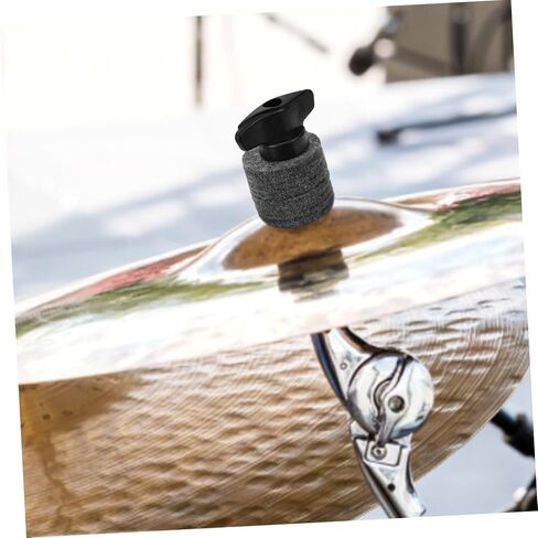 2 Sets Plastic Drum Cymbal Sleeves with Felt Pads Compatible Replacement Accessories for Drum Kits Lightweight Cymbal Supplies for Percussion Instruments in Saudi Arabia