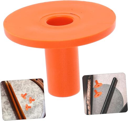 10pcs Small Plastic Cymbal Sleeves Drum Accessories Break-resistant Drum Kit Parts for Cymbal Support in Orange in Saudi Arabia