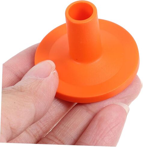10pcs Small Plastic Cymbal Sleeves Drum Accessories Break-resistant Drum Kit Parts for Cymbal Support in Orange in Saudi Arabia