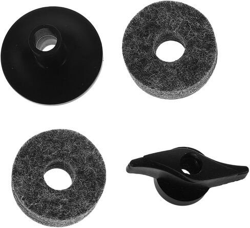 2PCS Cymbal Stand Felt Washer Replacement Kit with Plastic Sleeves for Noise Reduction and Secure Fit Drum Accessories for Crash Splash Ride Cymbals Random Color in Saudi Arabia