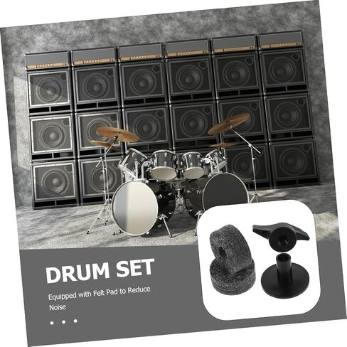 2PCS Cymbal Stand Felt Washer Replacement Kit with Plastic Sleeves for Noise Reduction and Secure Fit Drum Accessories for Crash Splash Ride Cymbals Random Color in Saudi Arabia