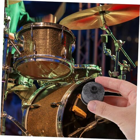 2PCS Cymbal Stand Felt Washer Replacement Kit with Plastic Sleeves for Noise Reduction and Secure Fit Drum Accessories for Crash Splash Ride Cymbals Random Color in Saudi Arabia