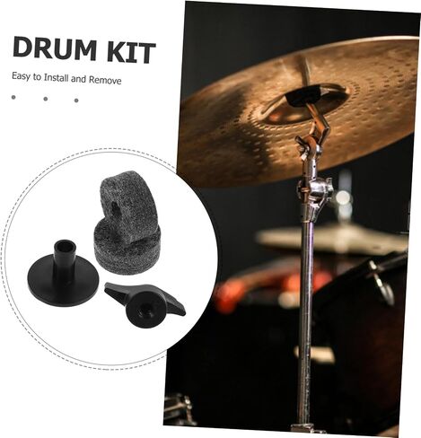 2PCS Cymbal Stand Felt Washer Replacement Kit with Plastic Sleeves for Noise Reduction and Secure Fit Drum Accessories for Crash Splash Ride Cymbals Random Color in Saudi Arabia