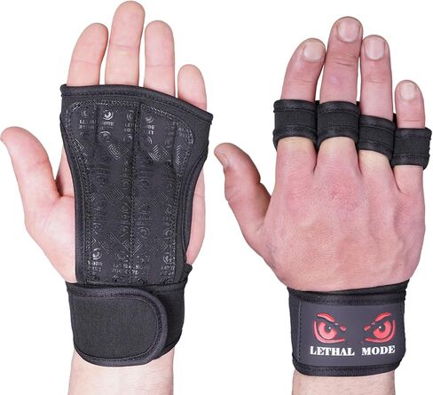 Workout Gloves for Men & Women – Fingerless Weight Lifting Gloves with Wrist Support for Gym, Crossfit, and Exercise – Durable Grip for Weightlifting, Cycling & Training in Saudi Arabia