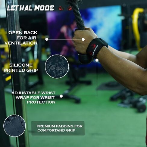 Workout Gloves for Men & Women – Fingerless Weight Lifting Gloves with Wrist Support for Gym, Crossfit, and Exercise – Durable Grip for Weightlifting, Cycling & Training in Saudi Arabia