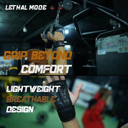 Workout Gloves for Men & Women – Fingerless Weight Lifting Gloves with Wrist Support for Gym, Crossfit, and Exercise – Durable Grip for Weightlifting, Cycling & Training in Saudi Arabia