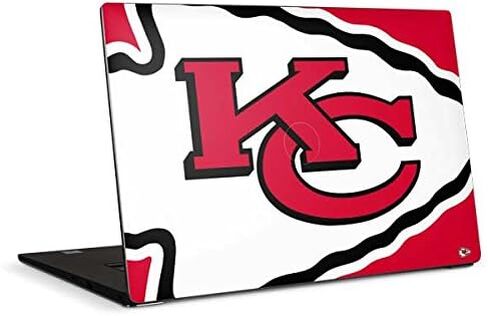 Skinit Decal Laptop Skin Compatible with Dell XPS 15in (2017) - Officially Licensed NFL Kansas City Chiefs Large Logo Design in Saudi Arabia