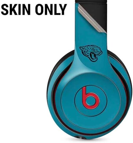 Skinit Decal Audio Skin Compatible with Beats Solo 3 Wireless - Officially Licensed NFL Jacksonville Jaguars Design in Saudi Arabia