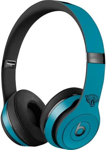 Skinit Decal Audio Skin Compatible with Beats Solo 3 Wireless - Officially Licensed NFL Jacksonville Jaguars Design in Saudi Arabia