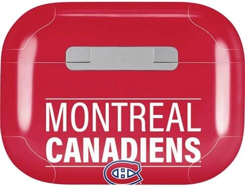Skinit Decal Audio Skin Compatible with AirPods Pro 2nd Gen - Officially Licensed NHL Montreal Canadiens Home Jersey Design in Saudi Arabia