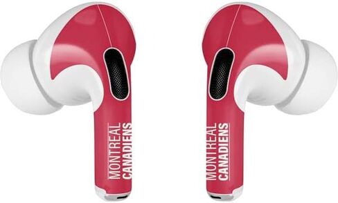 Skinit Decal Audio Skin Compatible with AirPods Pro 2nd Gen - Officially Licensed NHL Montreal Canadiens Home Jersey Design in Saudi Arabia