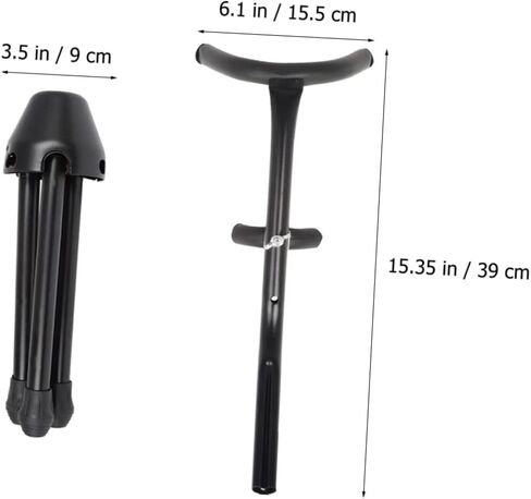 Milisten Premium Folding Alto Saxophone Stand with Stable Bracket and Sponge Cushion Portable Saxophone Holder for Home and Music Classroom Use Scratch Resistant Rack for Musical in Saudi Arabia