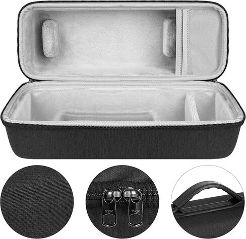 Geekria Shield Speaker Case Compatible with JBL Charge 6, Replacement Hard Shell Portable Protective Carrying Bag with Cable Storage, Keychain Hook, Travel Shoulder Strap (Dark Grey) in Saudi Arabia