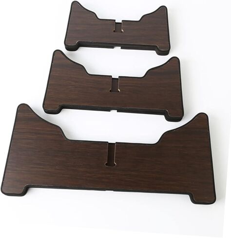 HANABASS Portable Foldable Tongue Drum Stand Professional Wood Drum Bracket for Handpan Percussion Instruments Adjustable Height Stability for Home and Outdoor Use in Saudi Arabia
