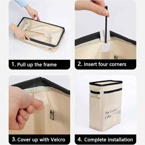 Large Yoga Equipment Storage OSrganizer - Easy-Grip Foldable Basket Keeps Yoga Mats and Fitness Supplies Tidy, Suitable for Home Gyms or Exercise Corners, Eliminating Clutter(Beige) in Saudi Arabia