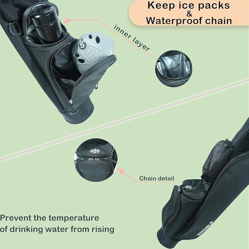 KIKGOLF Lightweight Sunday Small Golf Stand BagsGolf Bag for Men and Women,Travel Practice Golf Club Bag with Dual Strap and Pockets,48.23inch in Saudi Arabia