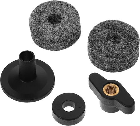 Adjustable Height Cymbal Stand Accessories Set with Plastic Sleeves and Felt Washers for Drum Set Protection Lightweight Cymbal Mount Bracket with Split Hand Twist for Easy in Kuwait