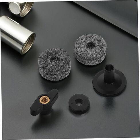 Adjustable Height Cymbal Stand Accessories Set with Plastic Sleeves and Felt Washers for Drum Set Protection Lightweight Cymbal Mount Bracket with Split Hand Twist for Easy in Kuwait