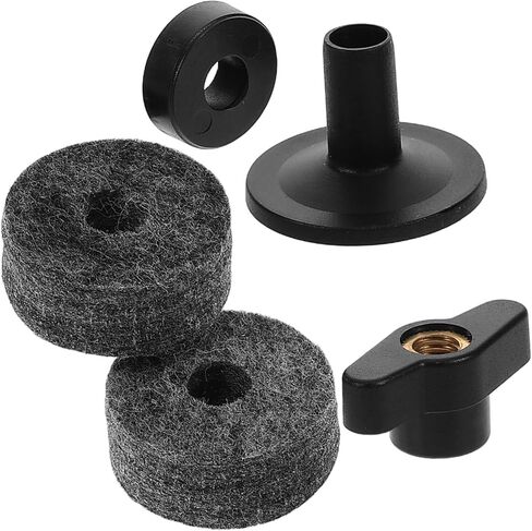 Generic Drum Stand Parts Kit with Plastic Cymbal Sleeves and Felt Washers Shock Absorbing Percussion Accessories for Easy Installation and Secure Cymbal Mounting Compatible with Various in Saudi Arabia