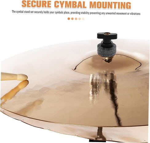 Generic Drum Stand Parts Kit with Plastic Cymbal Sleeves and Felt Washers Shock Absorbing Percussion Accessories for Easy Installation and Secure Cymbal Mounting Compatible with Various in Saudi Arabia