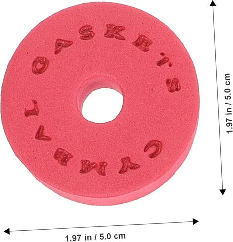 Generic Drum EVA Cotton Pads Kit Anti-slip Cymbal Clutch Sleeves with Nuts and Washers Protective Drum Accessories for Cymbal Stand Tubes and Clutch Tubes Enhance Sound Quality and Prevent in Saudi Arabia