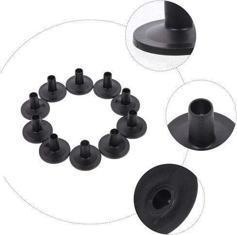 10pcs Drum Cymbal Sleeves Flange Base Replacement for Drum Kits Compatible with Acoustic and Electronic Professional Percussion Accessories in Saudi Arabia