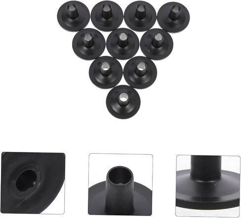 10pcs Drum Cymbal Sleeves Flange Base Replacement for Drum Kits Compatible with Acoustic and Electronic Professional Percussion Accessories in Saudi Arabia