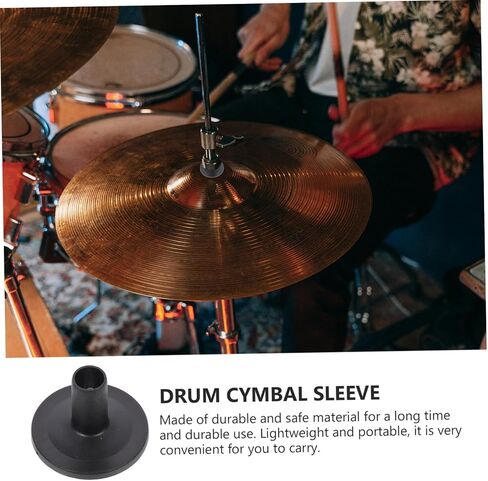 10pcs Drum Cymbal Sleeves Flange Base Replacement for Drum Kits Compatible with Acoustic and Electronic Professional Percussion Accessories in Saudi Arabia
