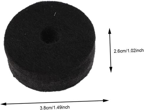 Generic Professional Drum Felt Pads Set Non-slip Cushions for Drum Kits Replacement Parts Easy Installation Protective Cymbal Stand Accessories for Adult in Saudi Arabia