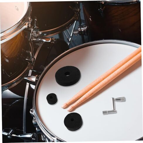 Generic Professional Drum Felt Pads Set Non-slip Cushions for Drum Kits Replacement Parts Easy Installation Protective Cymbal Stand Accessories for Adult in Saudi Arabia