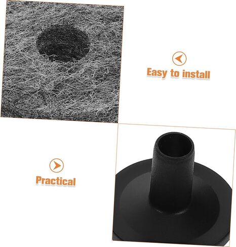Drum Cymbal Stand Kit with Plastic Sleeves and Felt Pads Stable Secure Mounting Height Adjustable Split Hand Twist Protective Shock Absorption for Drum Set Maintenance in Saudi Arabia