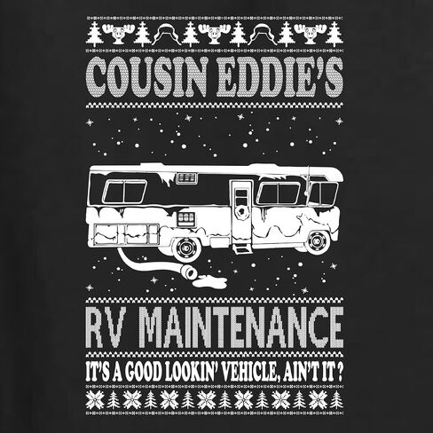 وايلد بوبي الأسرة عطلة ابن عم إدي RV صيانة سترة عيد الميلاد القبيحة للجنسين Crewneck الجرافيك البلوز in Saudi Arabia
