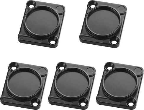 5 قطعة لوحة فارغة، لوحة تثبيت لوحة رف معدني من سلسلة D لموصلات الهيكل، موصلات XLR in Kuwait