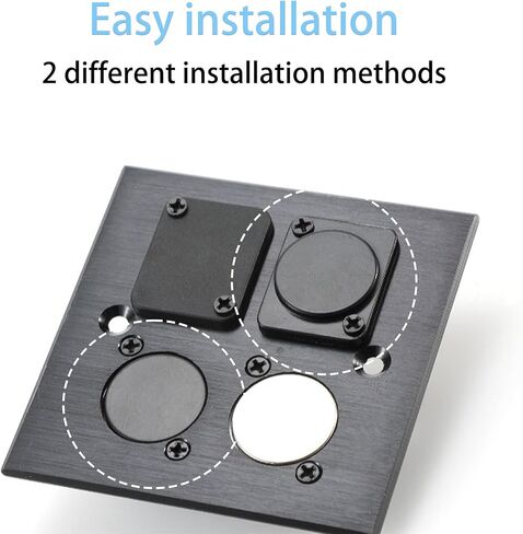 5 قطعة لوحة فارغة، لوحة تثبيت لوحة رف معدني من سلسلة D لموصلات الهيكل، موصلات XLR in Kuwait