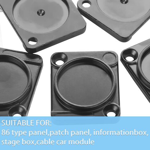 5 قطعة لوحة فارغة، لوحة تثبيت لوحة رف معدني من سلسلة D لموصلات الهيكل، موصلات XLR in Kuwait