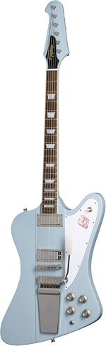 Epiphone مستوحاة من Gibson 1963 Firebird V، فروست بلو مع حافظة in Kuwait